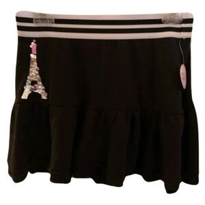 Justice Skort Girls Sz 18/20 NWT‎ Black Elastic Waist